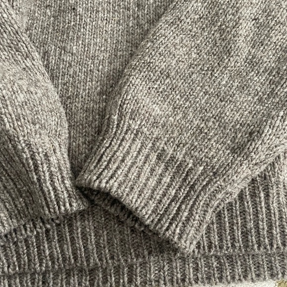 Babaa Men’s Jumper No17 Wool Turtleneck Sweater Dark Mist - Picture 7 of 15